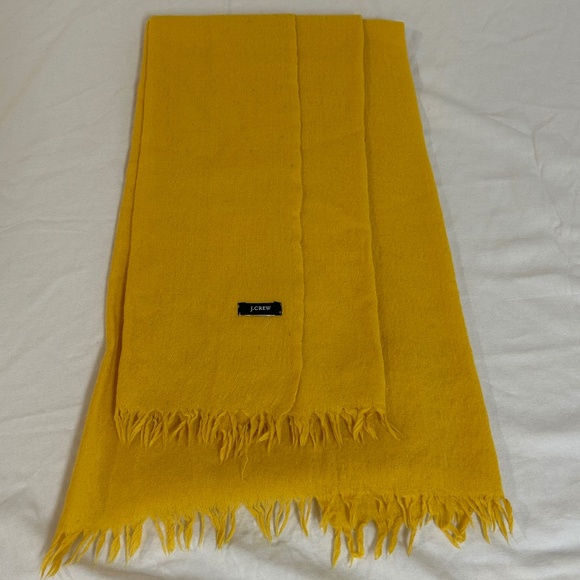 Yellow J Crew Scarf - Picture 1 of 1